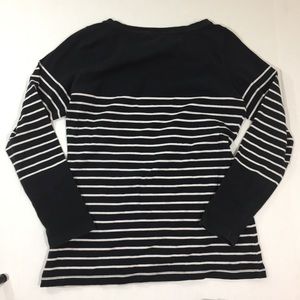 Nautica Tops - Women’s Nautica Striped Spell Out Shirt LS M Nautica Tops - Women’s Nautica Striped Spell Out Shirt LS M
